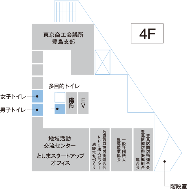 4階フロアマップ