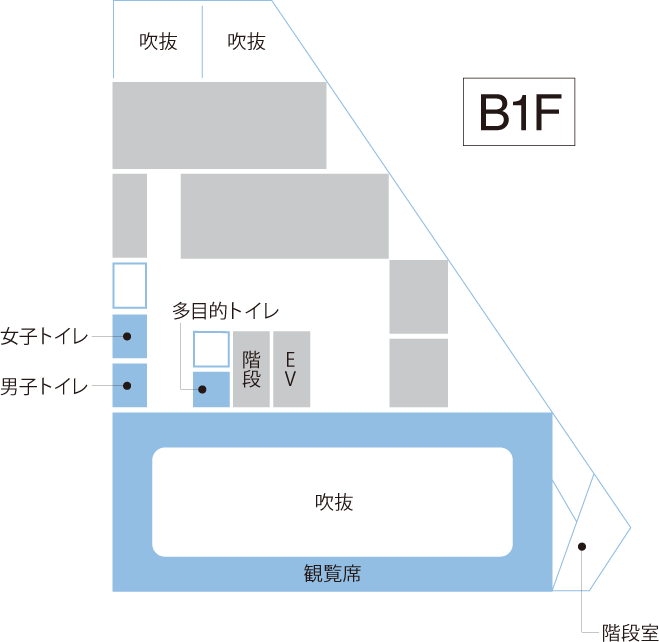 B1階フロアマップ