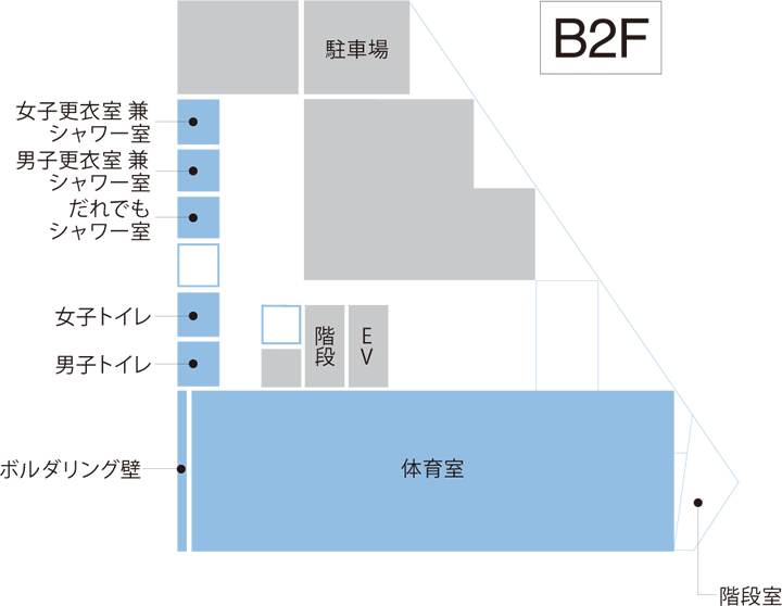 B2階フロアマップ